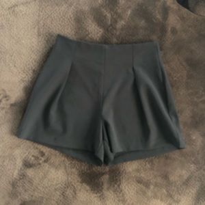 High Waisted Black Shorts